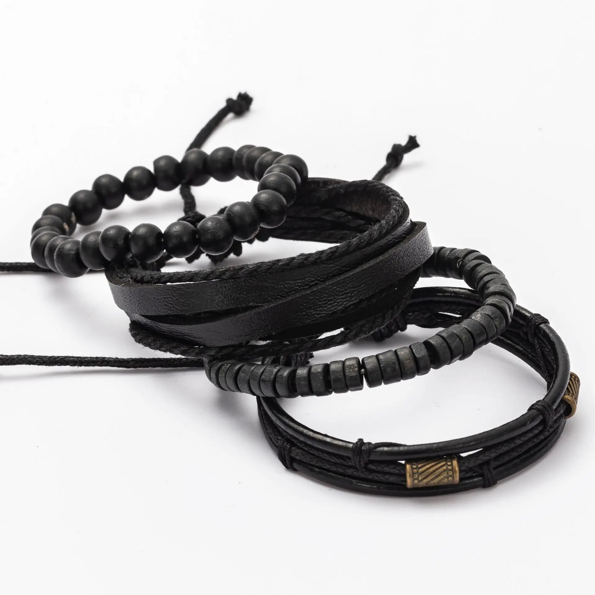 Vintage Multi-Layer Wooden Beads